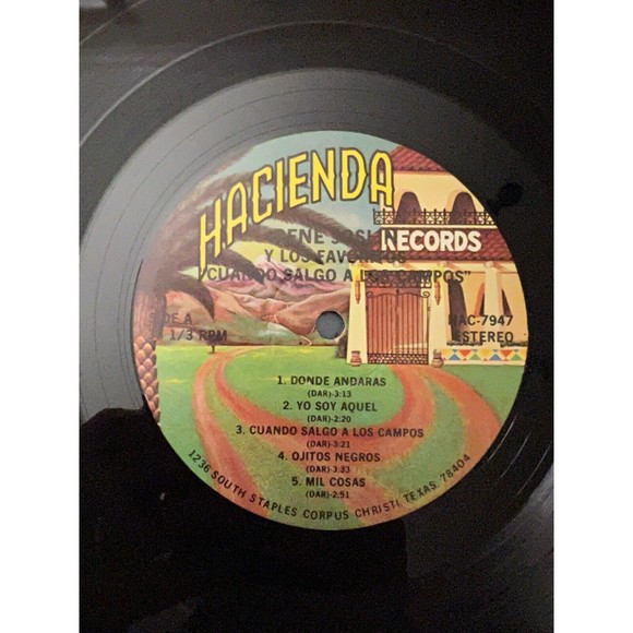 Rene Joslin Y Los Favoritos Cuando Salgo A Los Campos LP Hacienda 7947 VG+ - Picture 5 of 7